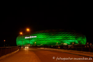 Allianz Arena am St. Patrick's Day