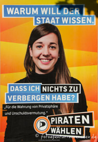  - Wahlplakat Landtagswahl - Piraten