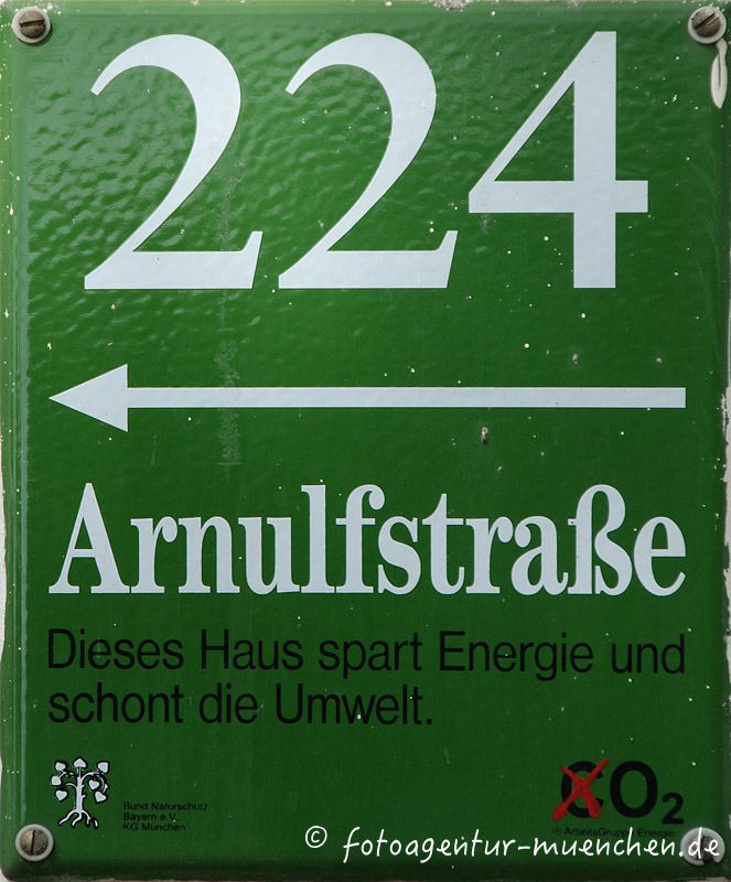 Hausnummer - Arnulfstraße