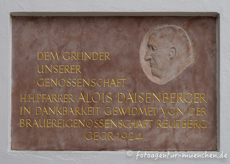 Gedenktafel für Alois Daisenberger