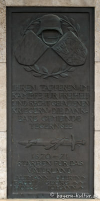 Gerhard Willhalm - Kriegerdenkmal in Tegernsee