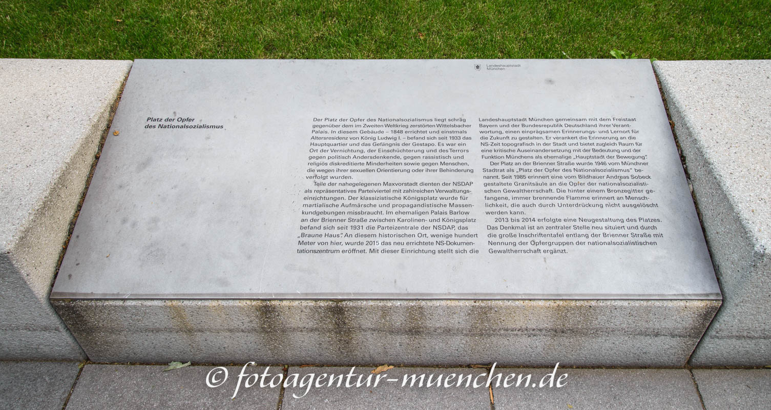 Gedenktafel - Platz der Opfer des Nationalsozialismus