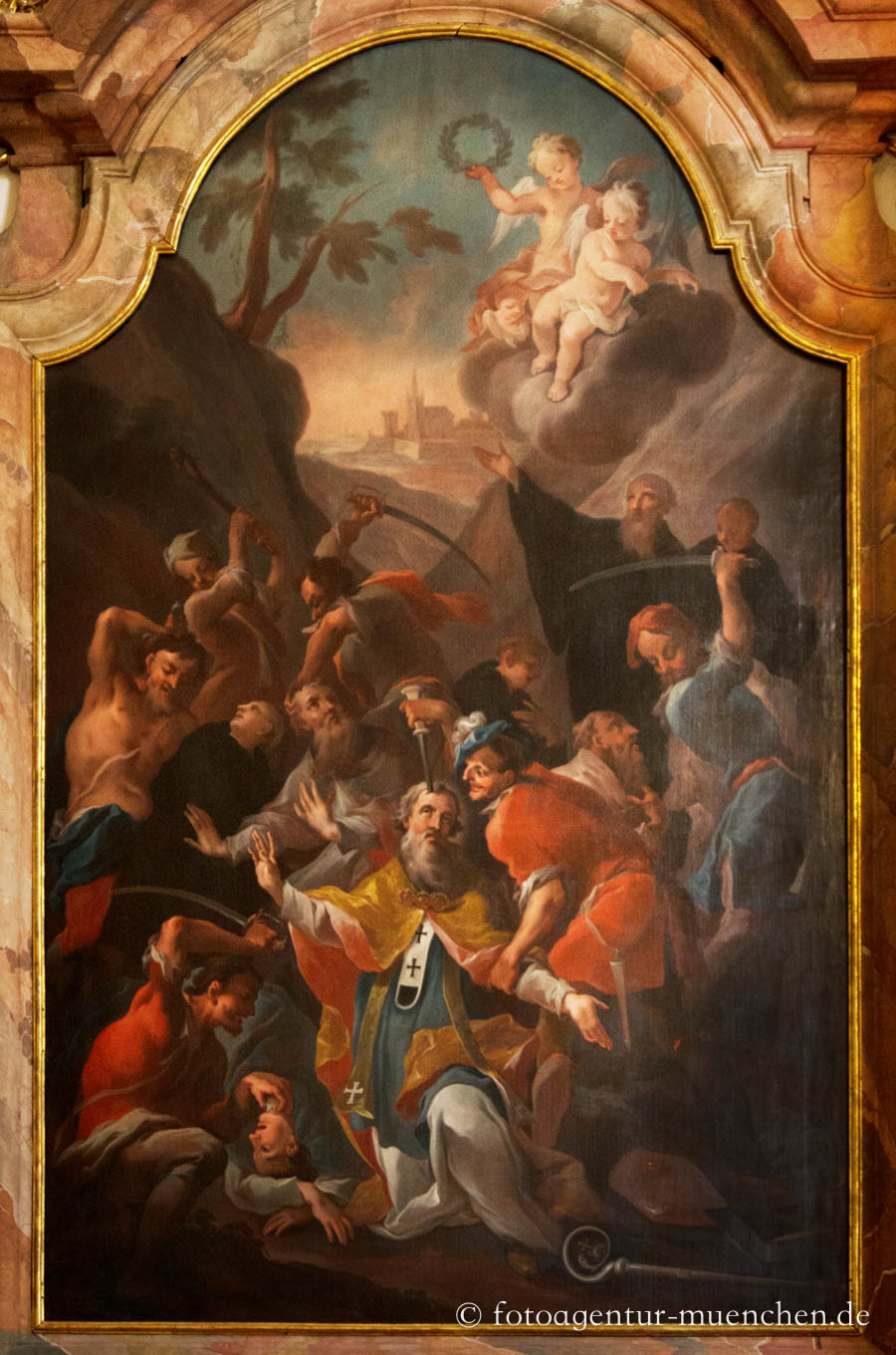 Altarbild - Martyrium des Hl. Bonifatz