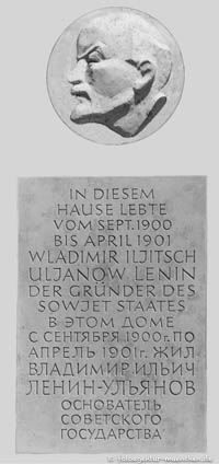 Gerhard Willhalm - Gedenktafel - Lenin