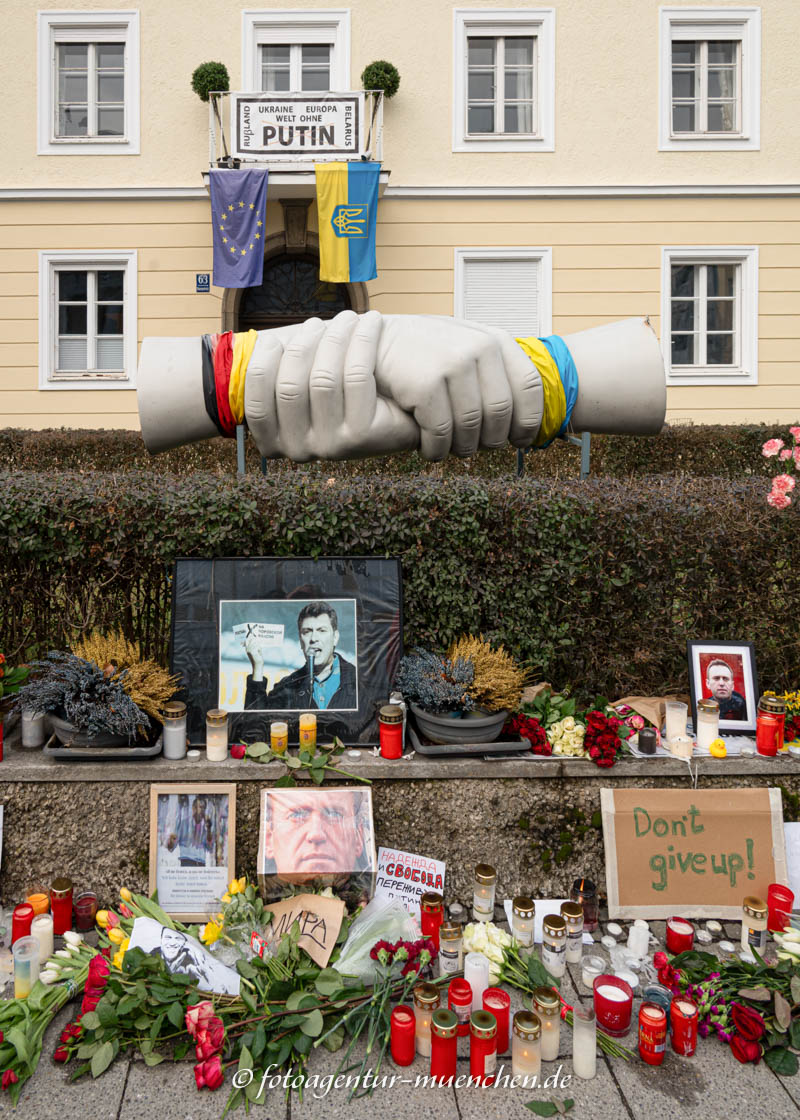 Gedenken an den Tod von Alexei Nawalny